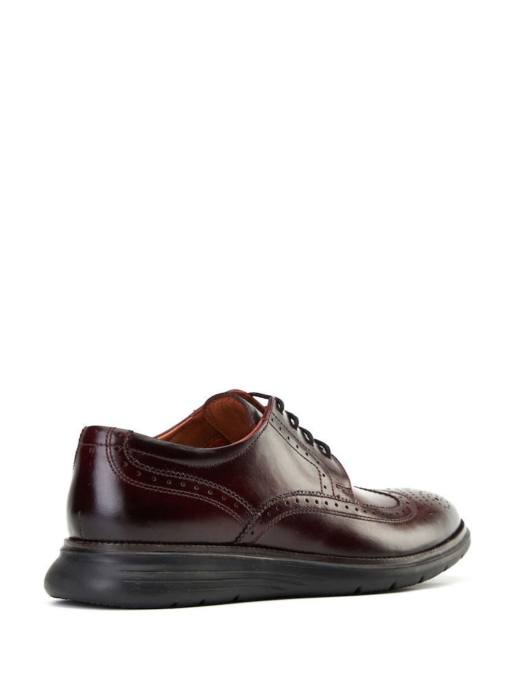 Base London Bordo Red Flight 25 Brogue Shoe - Image 3 of 3