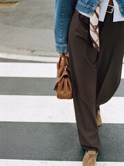 Mango Brown Suede Moccasins With Buckle - Image 5 of 5