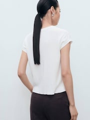Mango White Garcia Sweater - Image 2 of 6