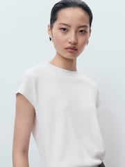 Mango White Garcia Sweater - Image 3 of 6