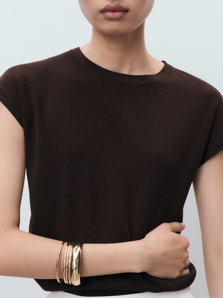 Mango Brown Garcia Sweater - Image 2 of 6