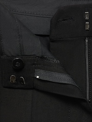 Mango Black Straight Mid-Rise Suit Trousers - Image 7 of 7
