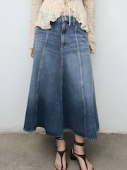 Mango Blue Alice Skirt - Image 2 of 5