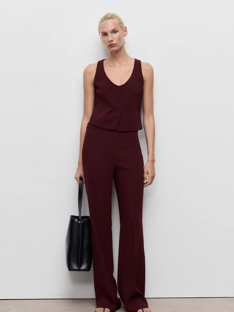 Mango Red Iguana Waistcoat - Image 1 of 7