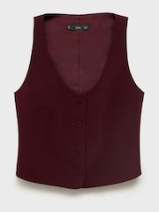 Mango Red Iguana Waistcoat - Image 6 of 7
