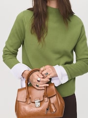 Mango Green Chimney Sweater - Image 3 of 4