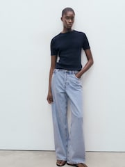 Mango Blue Sweater - Image 1 of 6