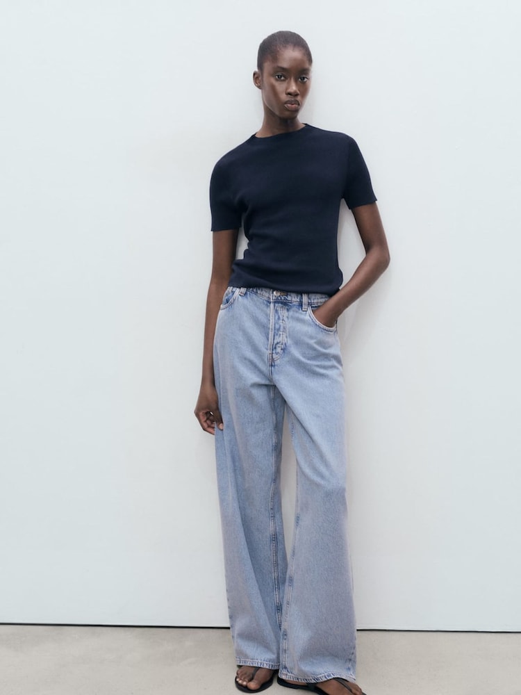 Mango Blue Sweater - Image 1 of 6