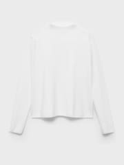 Mango White Chimney Sweater - Image 4 of 5