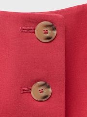 Mango Red Linen-Blend Suit Waistcoat - Image 7 of 7