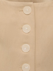 Mango Brown Lyocell Suit Waistcoat - Image 7 of 7