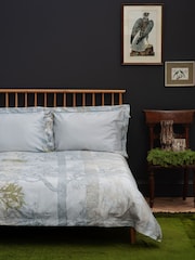 Timorous Beasties Set of 2 Lichen Green Norwegian Wood 220 Thread Count Pillowcases - Image 3 of 7