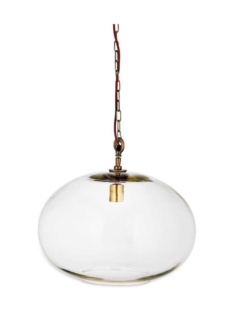 Nkuku Clear Otoro Glass Pendant - Image 2 of 2