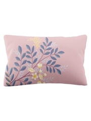 Sara Miller Deep Olive Green Oriental Blossom 220 Thread Count Duvet Cover and Pillowcase Set - Image 6 of 10
