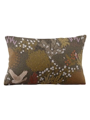 Sara Miller Light Stone or Sage Green Owl Forest 220 Thread Count Duvet Cover and Pillowcase Set - Image 8 of 10