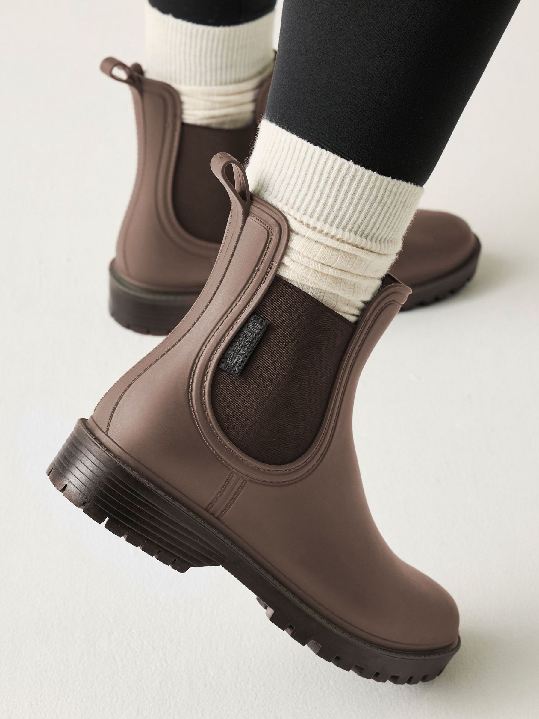 Regatta Women's Mocha Harriett Ii Wellington Boots - Image 6