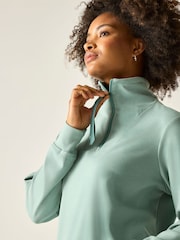 Regatta Green Demmi Half Zip Fleece - Image 1 of 7