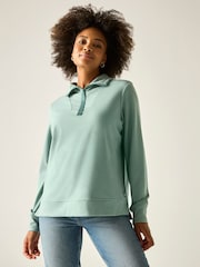Regatta Green Demmi Half Zip Fleece - Image 3 of 7