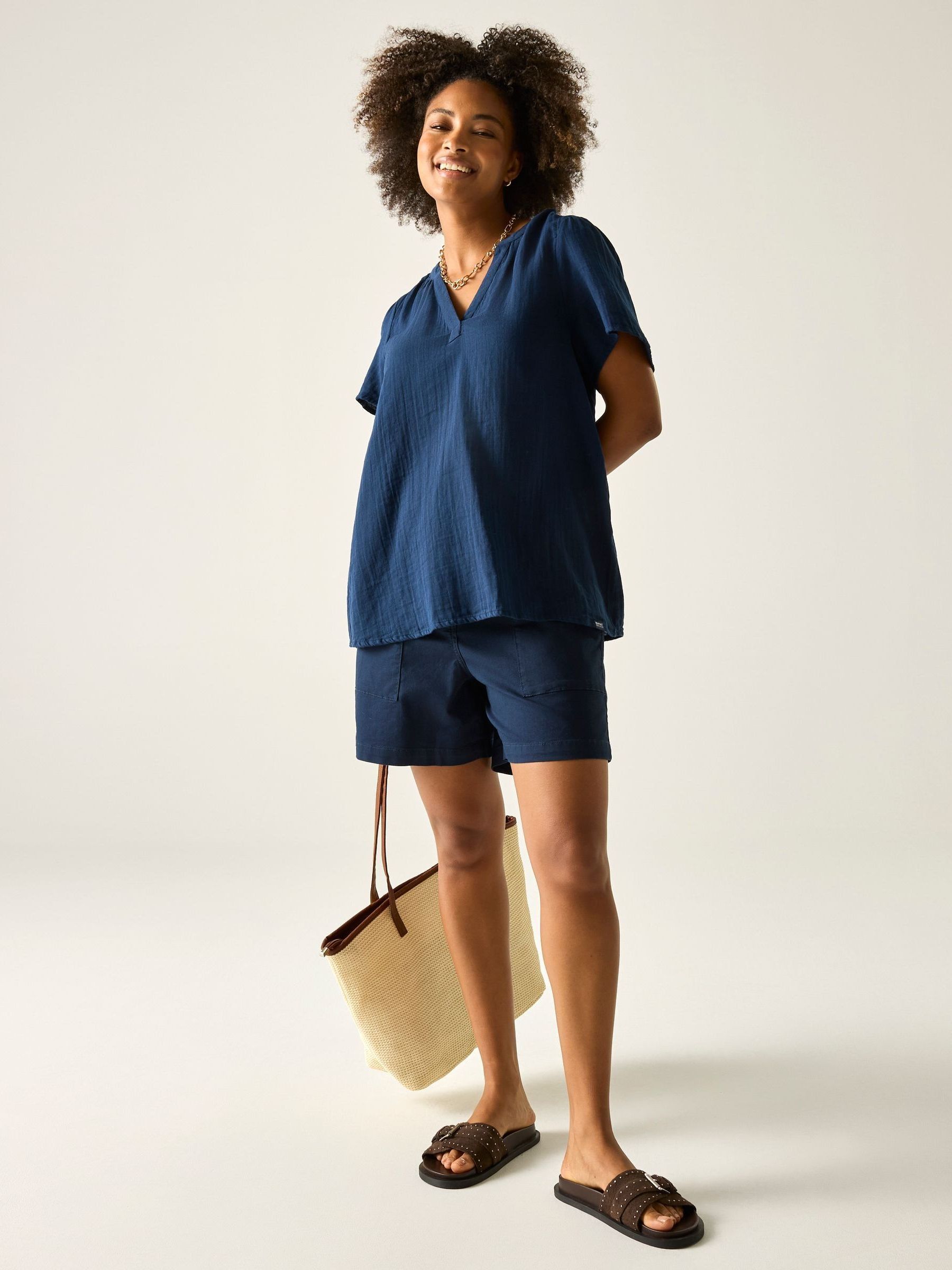 Regatta Women's Selen Shirt - Blue Size 12 - Image 2