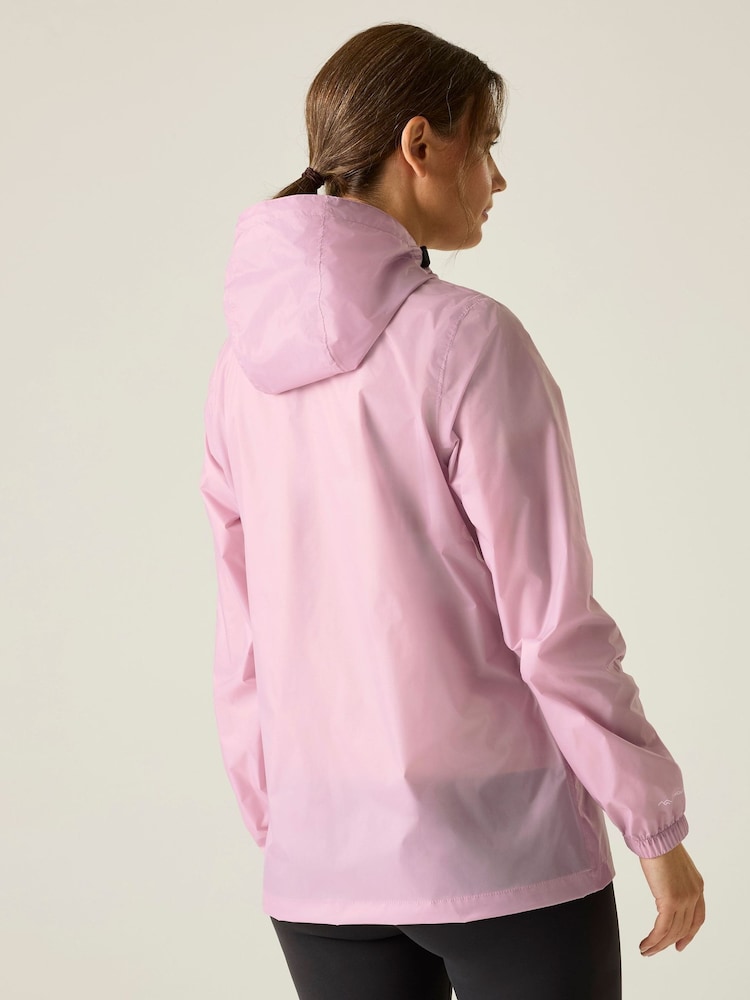 Regatta Purple Womens Waterproof Pack It Jacket - Image 2 of 10 Regatta Purple Womens Waterproof Pack It Jacket - Image 2 of 10