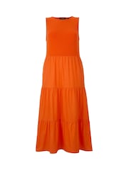 Regatta Orange Tarise Tiered Midi Dress - Image 5 of 7