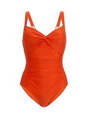 Regatta Orange Womens Sakari Tummy Control Costume Swimsuit - Image 7 of 9