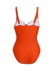 Regatta Orange Womens Sakari Tummy Control Costume Swimsuit - Image 9 of 9