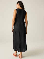Regatta Black Tarise Tiered Midi Dress - Image 2 of 9