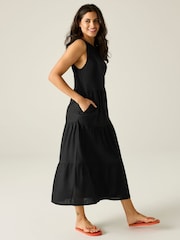 Regatta Black Tarise Tiered Midi Dress - Image 3 of 9