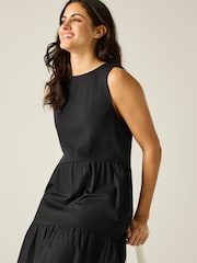 Regatta Black Tarise Tiered Midi Dress - Image 5 of 9