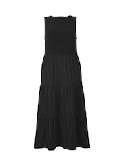 Regatta Black Tarise Tiered Midi Dress - Image 6 of 9
