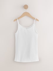 Multi Cotton Rich Strappy Vests 5 Pack - Image 3 of 8