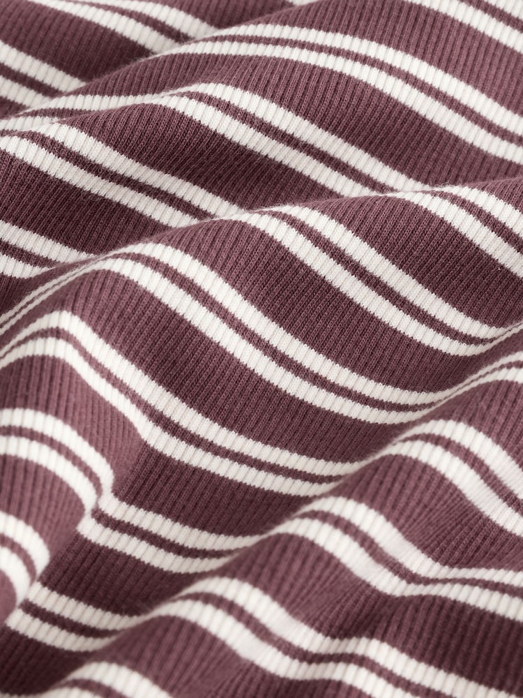 Chocolate Brown Cotton Rich Boat Neck Vests 3 Pack - Image 11 of 11