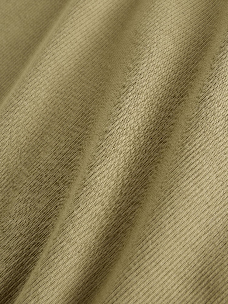 Khaki Green Cotton Rich Boat Neck Vests 3 Pack - Image 6 of 6