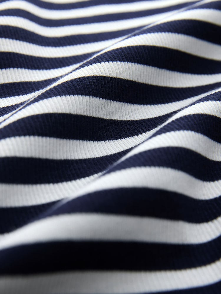 Navy Cotton Rib High Neck Vests 2 Pack - Image 11 of 11 Navy Cotton Rib High Neck Vests 2 Pack - Image 11 of 11