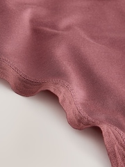 Berry Red High Waisted Thong Modal and Mesh Knickers 3 Pack - Image 10 of 10