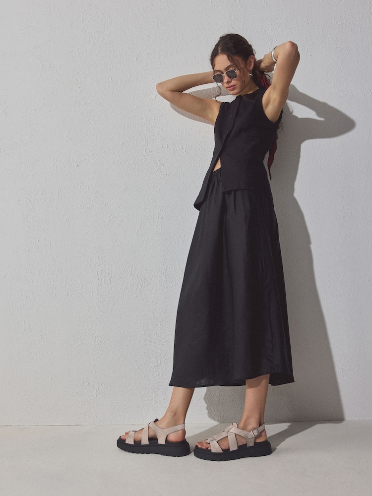 black comfort dress sandals Viluyesy Womens Block Heeled Sandals, Comfortable Open Toe Ankle Strap Elegant Casual Dress Shoes Black, Women's, Size: 8.5