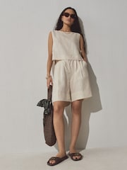 Chocolate Brown Suede N. Premium Single Band Footbed Sandals - Image 6 of 10