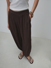 Taupe Suede N. Premium Toe Thong Footbed Sandals - Image 3 of 11