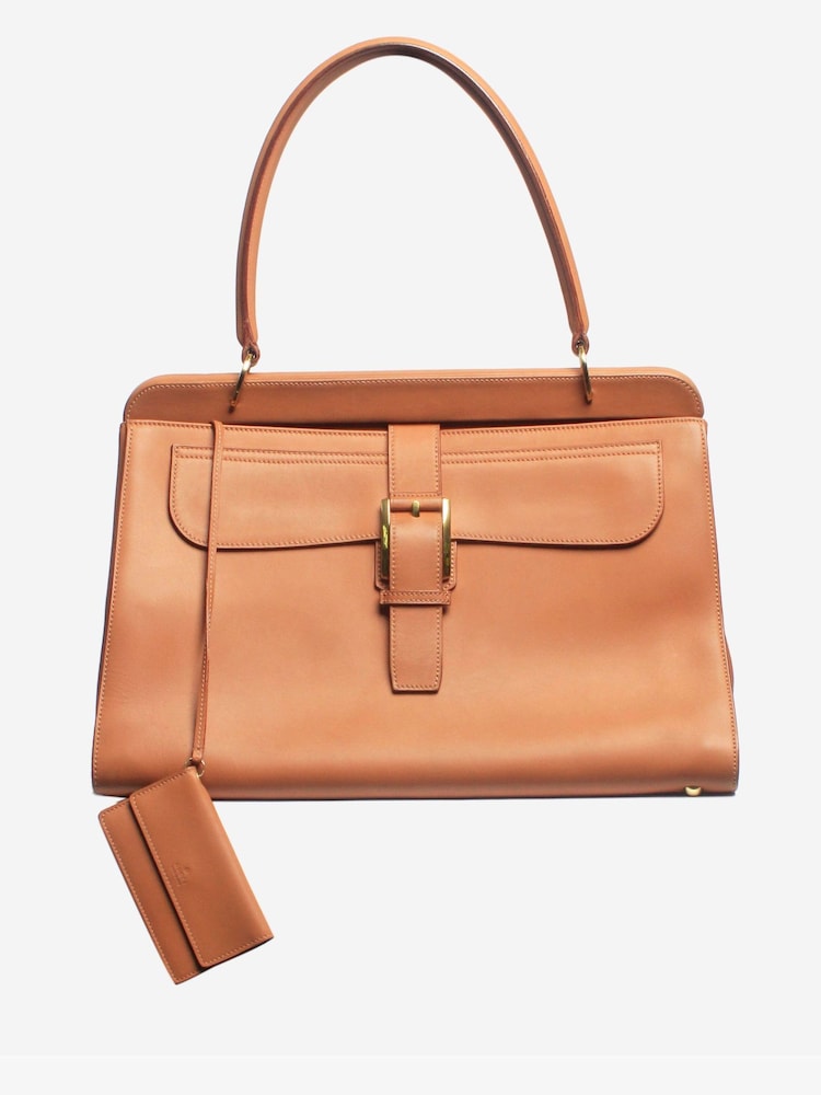 Sign of the Times Leather Briefcase Brown Bag - Image 1 of 7 Sign of the Times Leather Briefcase Brown Bag - Image 1 of 7
