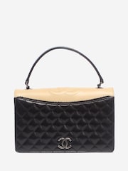 Sign of the Times 2015 Ballerine Quilted Flap Black Bag - Image 1 of 10