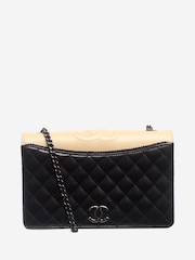 Sign of the Times 2015 Ballerine Quilted Flap Black Bag - Image 2 of 10