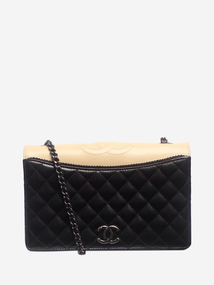Sign of the Times 2015 Ballerine Quilted Flap Black Bag - Image 2 of 10