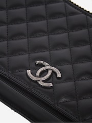Sign of the Times 2015 Ballerine Quilted Flap Black Bag - Image 4 of 10