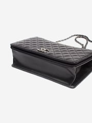 Sign of the Times 2015 Ballerine Quilted Flap Black Bag - Image 7 of 10