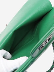 Sign of the Times LargeGreen 2015 Caviar Quilted Classic Double Flap Bag - Image 10 of 10
