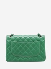 Sign of the Times LargeGreen 2015 Caviar Quilted Classic Double Flap Bag - Image 2 of 10