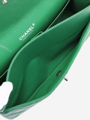 Sign of the Times LargeGreen 2015 Caviar Quilted Classic Double Flap Bag - Image 8 of 10