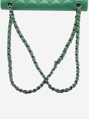 Sign of the Times LargeGreen 2015 Caviar Quilted Classic Double Flap Bag - Image 9 of 10