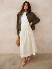 Mint Velvet Pintuck Maxi Skirt - Imagen 6 de 8